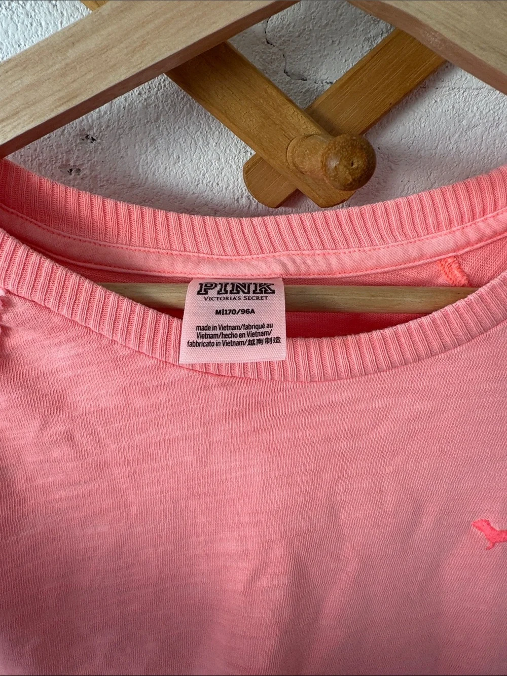 Neon peach PINK Two-Piece short Set